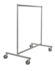 Grīdas drēbju pakaramais uz riteņiem KONGAMEK 113500 1180 x 710mm 75 kg ar bremzēm-Ergostock