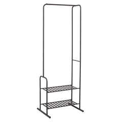 Home4You Drēbju pakaramais FELIX 62x46xH173cm melns-Ergostock