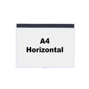 Industriālas izturības Beaverswood dokumentu aizsargkabatas magnētiskas A4 horizontālas 10 gab. - Ergostock.lv