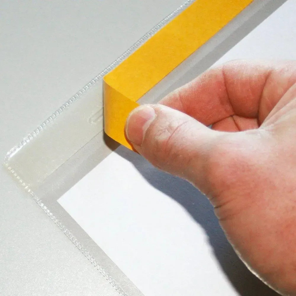 Industriālas izturības Beaverswood dokumentu aizsargkabatas pašlīpošas A5 horizontālas 10 gab. - Ergostock.lv