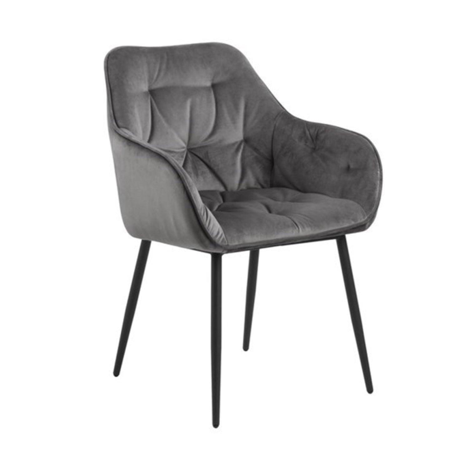 Krēsls BROOKE 55x58xH83cm tumši pelēks-Ergostock
