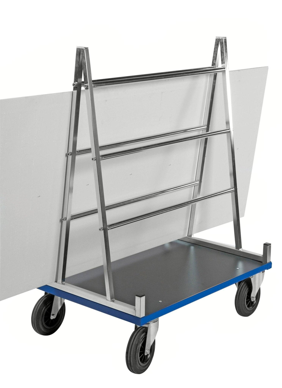 Lokšņu materiālu transportēšanas rati KONGAMEK 08400B 1000 x 700mm 500 kg ar bremzēm