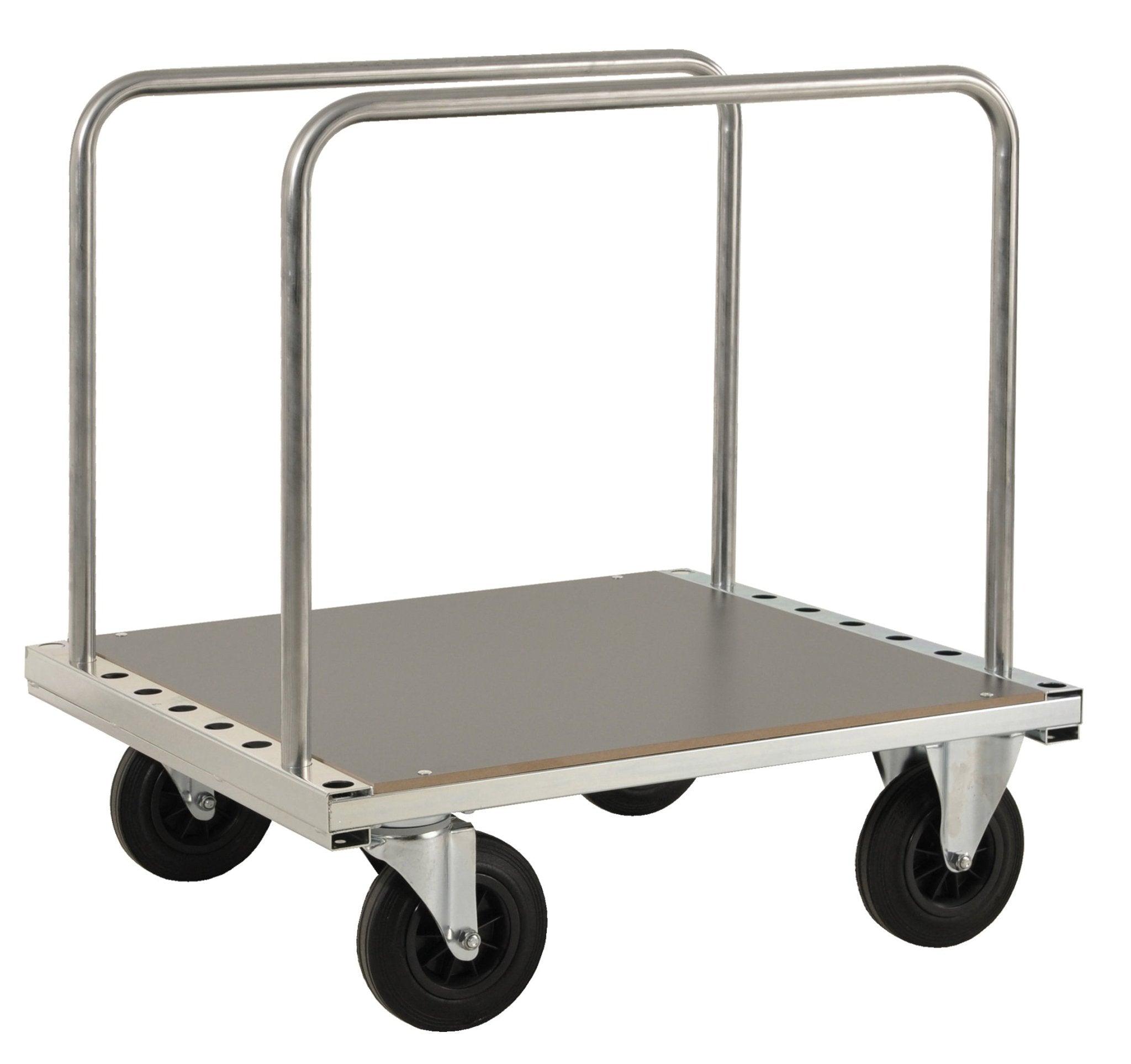 Lokšņu materiālu transportēšanas rati KONGAMEK 539B 890 x 800mm 500 kg ar bremzēm-Ergostock