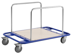 Lokšņu materiālu transportēšanas rati KONGAMEK 839 1000 x 700mm 150 kg ar bremzēm-Ergostock