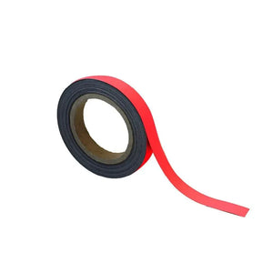 Magnētiska Easy Wipe lente marķēšanai industriālas kvalitātes 20 mm x 10 m sarkana - Ergostock.lv