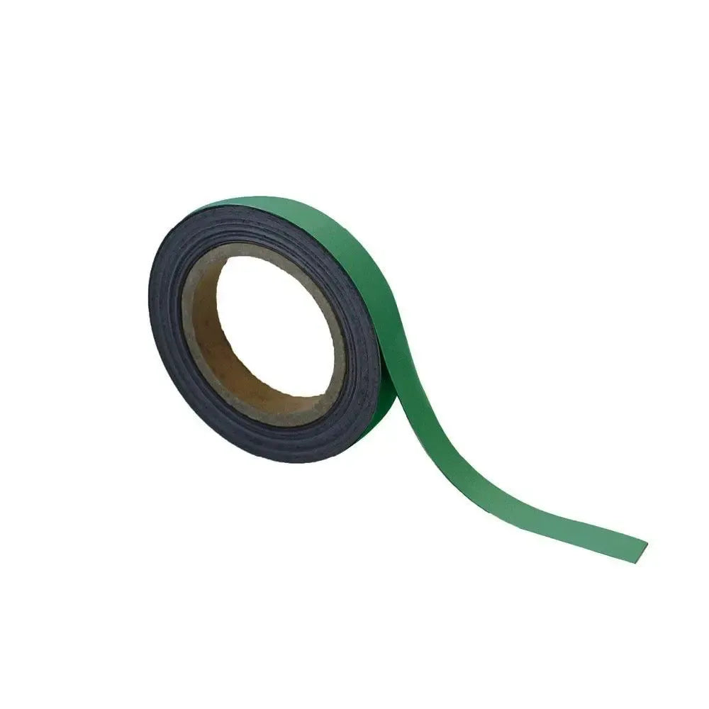 Magnētiska Easy Wipe lente marķēšanai industriālas kvalitātes 20 mm x 10 m zaļa - Ergostock.lv
