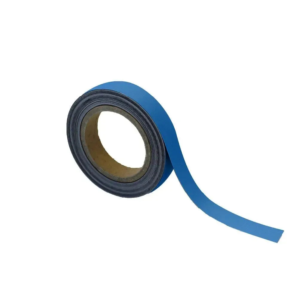 Magnētiska Easy Wipe lente marķēšanai industriālas kvalitātes 25 mm x 10 m zila - Ergostock.lv