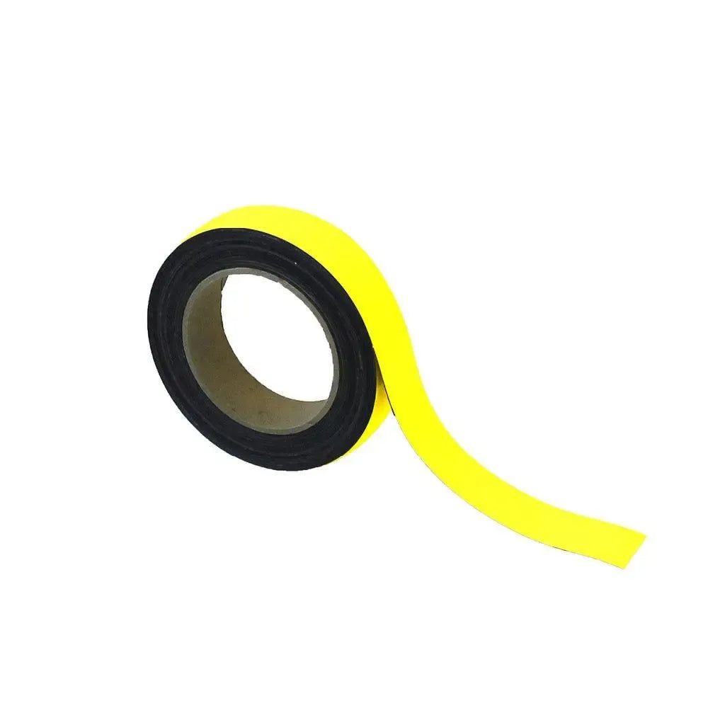Magnētiska Easy Wipe lente marķēšanai industriālas kvalitātes 30 mm x 10 m dzeltena