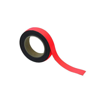 Magnētiska Easy Wipe lente marķēšanai industriālas kvalitātes 30 mm x 10 m sarkana - Ergostock.lv