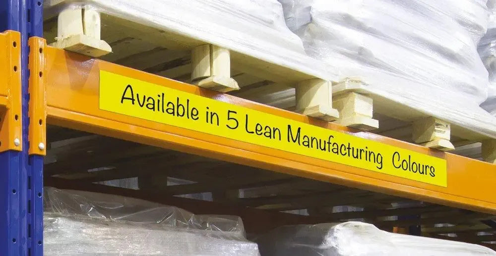 Magnētiska Easy Wipe lente marķēšanai industriālas kvalitātes 40 mm x 10 m dzeltena - Ergostock.lv