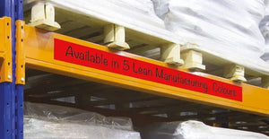 Magnētiska Easy Wipe lente marķēšanai industriālas kvalitātes 40 mm x 10 m sarkana - Ergostock.lv