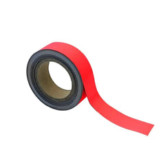 Magnētiska Easy Wipe lente marķēšanai industriālas kvalitātes 40 mm x 10 m sarkana - Ergostock.lv