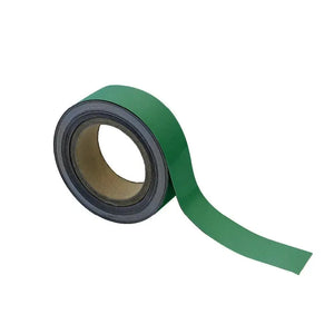 Magnētiska Easy Wipe lente marķēšanai industriālas kvalitātes 40 mm x 10 m zaļa - Ergostock.lv