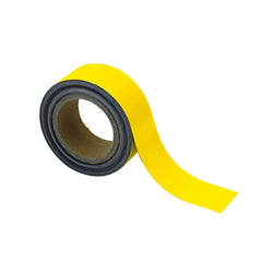 Magnētiska Easy Wipe lente marķēšanai industriālas kvalitātes 50 mm x 10 m dzeltena - Ergostock.lv