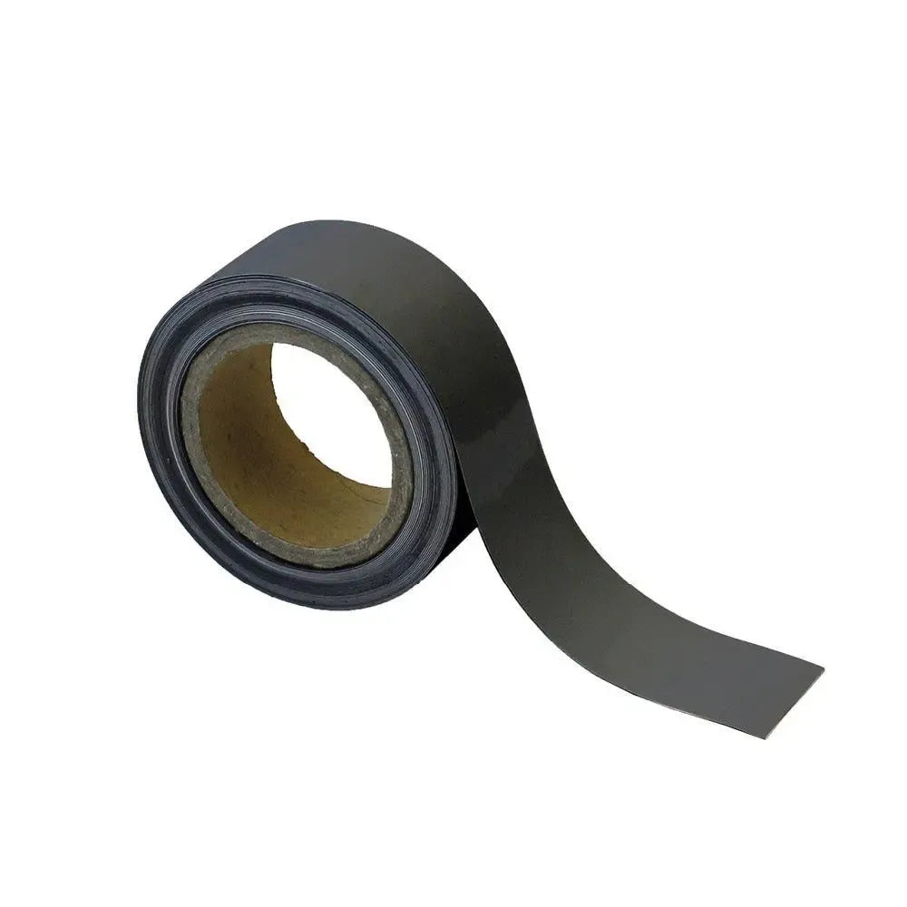 Magnētiska Easy Wipe lente marķēšanai industriālas kvalitātes 50 mm x 10 m melna - Ergostock.lv
