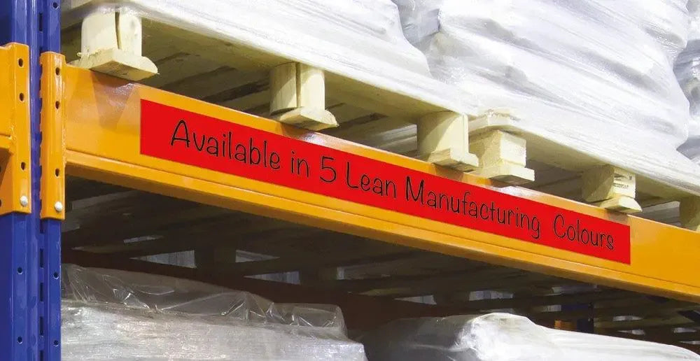 Magnētiska Easy Wipe lente marķēšanai industriālas kvalitātes 50 mm x 10 m sarkana - Ergostock.lv