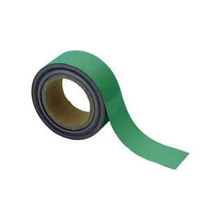 Magnētiska Easy Wipe lente marķēšanai industriālas kvalitātes 50 mm x 10 m zaļa - Ergostock.lv