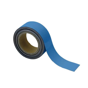 Magnētiska Easy Wipe lente marķēšanai industriālas kvalitātes 50 mm x 10 m zila - Ergostock.lv