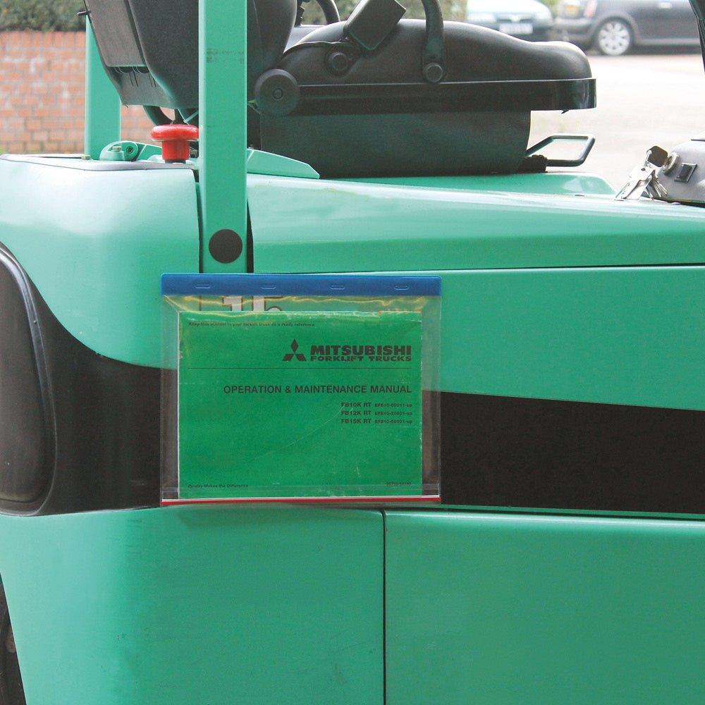 Magnētiskas Toughweather dokumentu kabatas A4 horizontālas 10 gab.-Ergostock