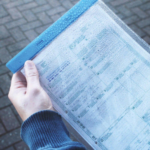 Magnētiskas Toughweather dokumentu kabatas A4 horizontālas 10 gab.-Ergostock