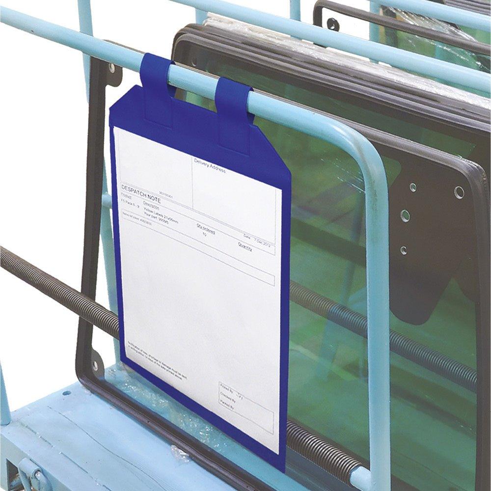 Magnētiskas Wraparound kabatas A4 vertikālas 10 gab-Ergostock