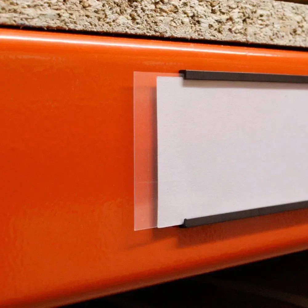 Magnētiski marķējuma turētāji Beaverswood industriālas kvalitātes 20 x 80 mm 100 gab - Ergostock.lv