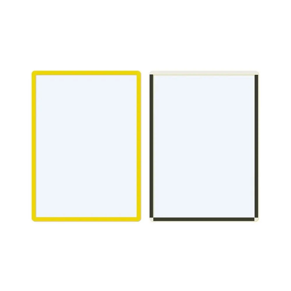 Magnētiski marķējumu turētāji Frames4Docs A3 10 gab dzelteni - Ergostock.lv