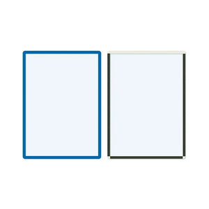 Magnētiski marķējumu turētāji Frames4Docs A3 10 gab zili - Ergostock.lv