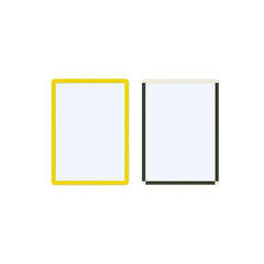 Magnētiski marķējumu turētāji Frames4Docs A4 10 gab dzelteni - Ergostock.lv