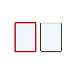 Magnētiski marķējumu turētāji Frames4Docs A4 10 gab sarkani - Ergostock.lv