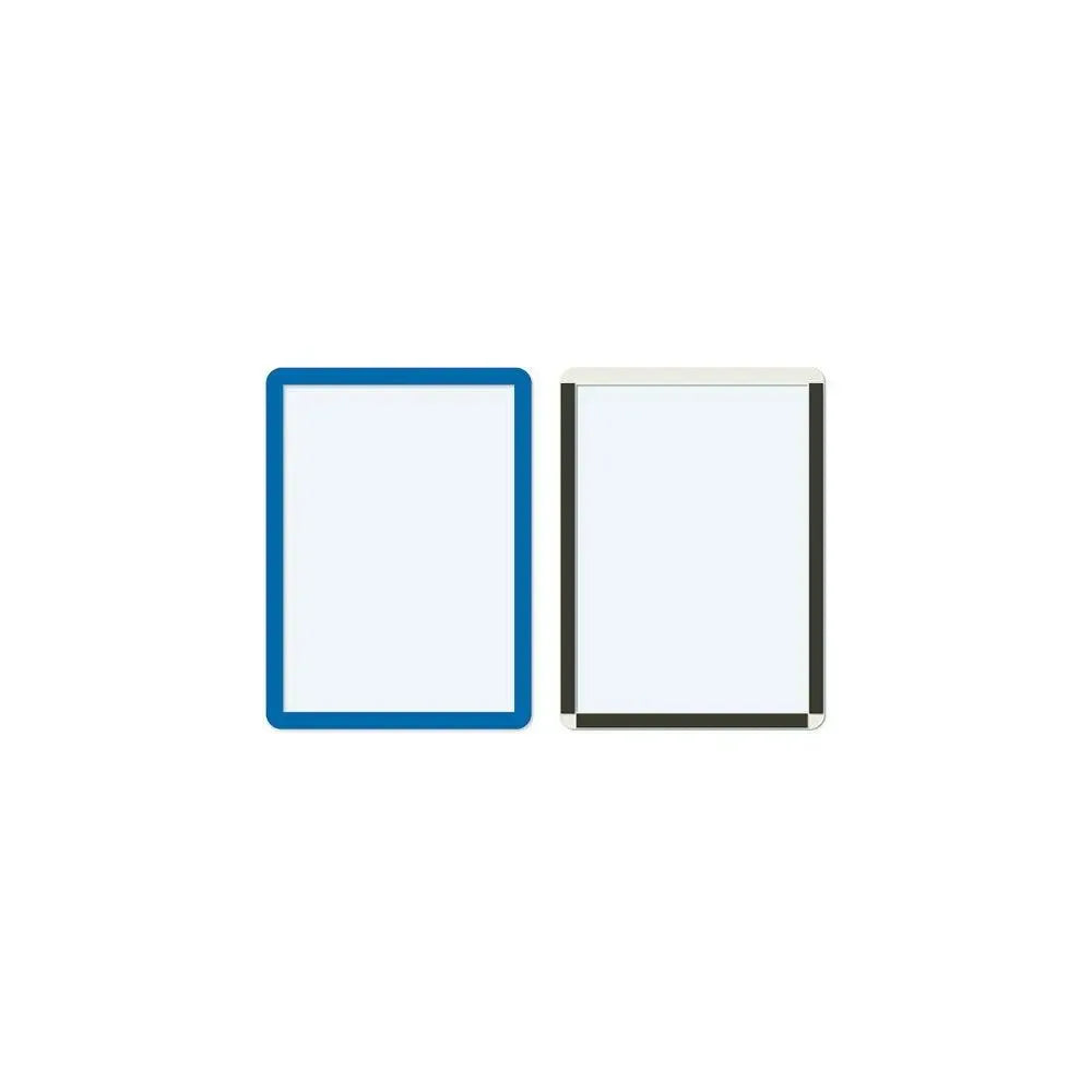 Magnētiski marķējumu turētāji Frames4Docs A5 10 gab zili - Ergostock.lv