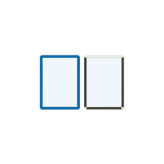 Magnētiski marķējumu turētāji Frames4Docs A5 10 gab zili - Ergostock.lv