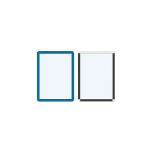 Magnētiski marķējumu turētāji Frames4Docs A5 10 gab zili - Ergostock.lv