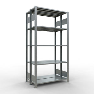 Metāla plaukts Schulte Multiplus 2000 mm x1000 mm divpusējs plug in x2-Ergostock