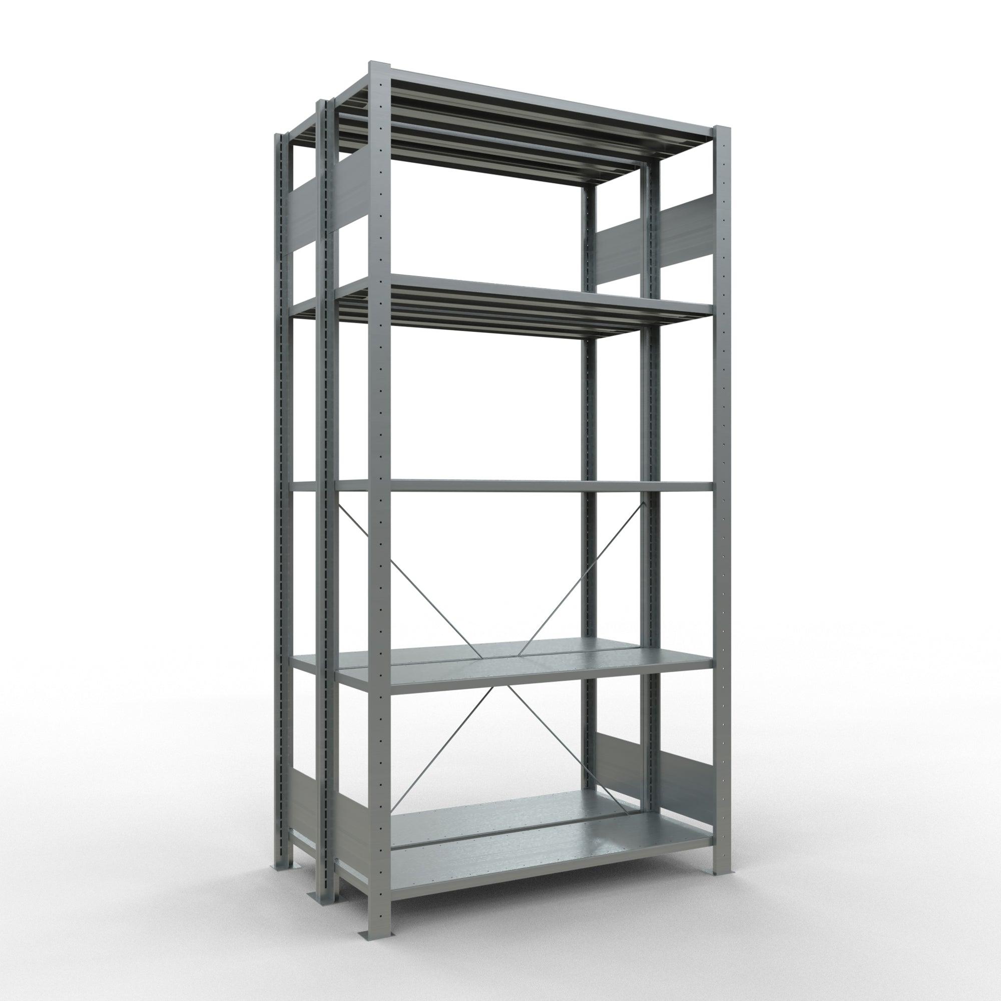 Metāla plaukts Schulte Multiplus 2000 mm x1000 mm plug in x2-Ergostock