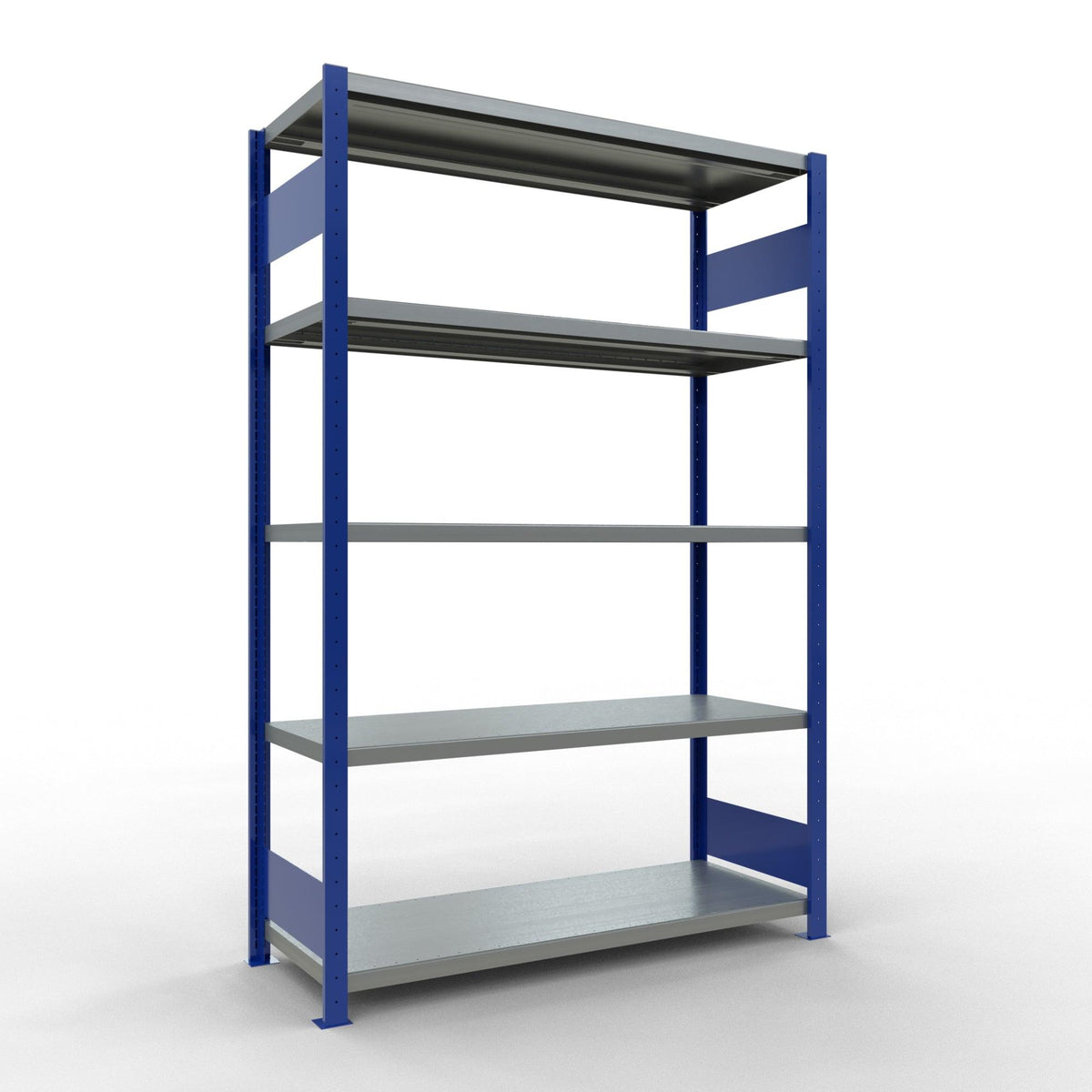 Metāla plaukts Schulte Multiplus 2000 mm x1300 mm divpusējs plug in-Ergostock