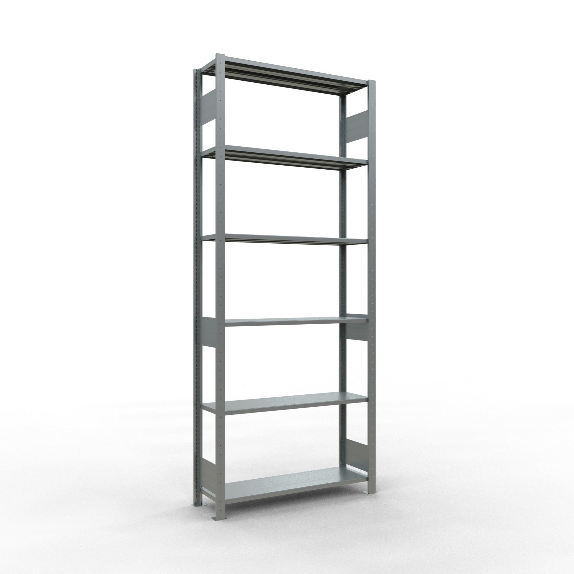 Metāla plaukts Schulte Multiplus 2500 mm x1000 mm divpusējs plug in-Ergostock