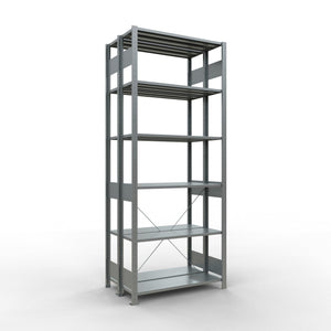 Metāla plaukts Schulte Multiplus 2500 mm x1000 mm plug in x2-Ergostock