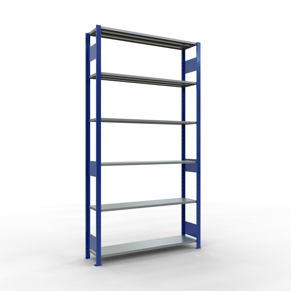 Metāla plaukts Schulte Multiplus 2500 mm x1300 mm divpusējs plug in-Ergostock