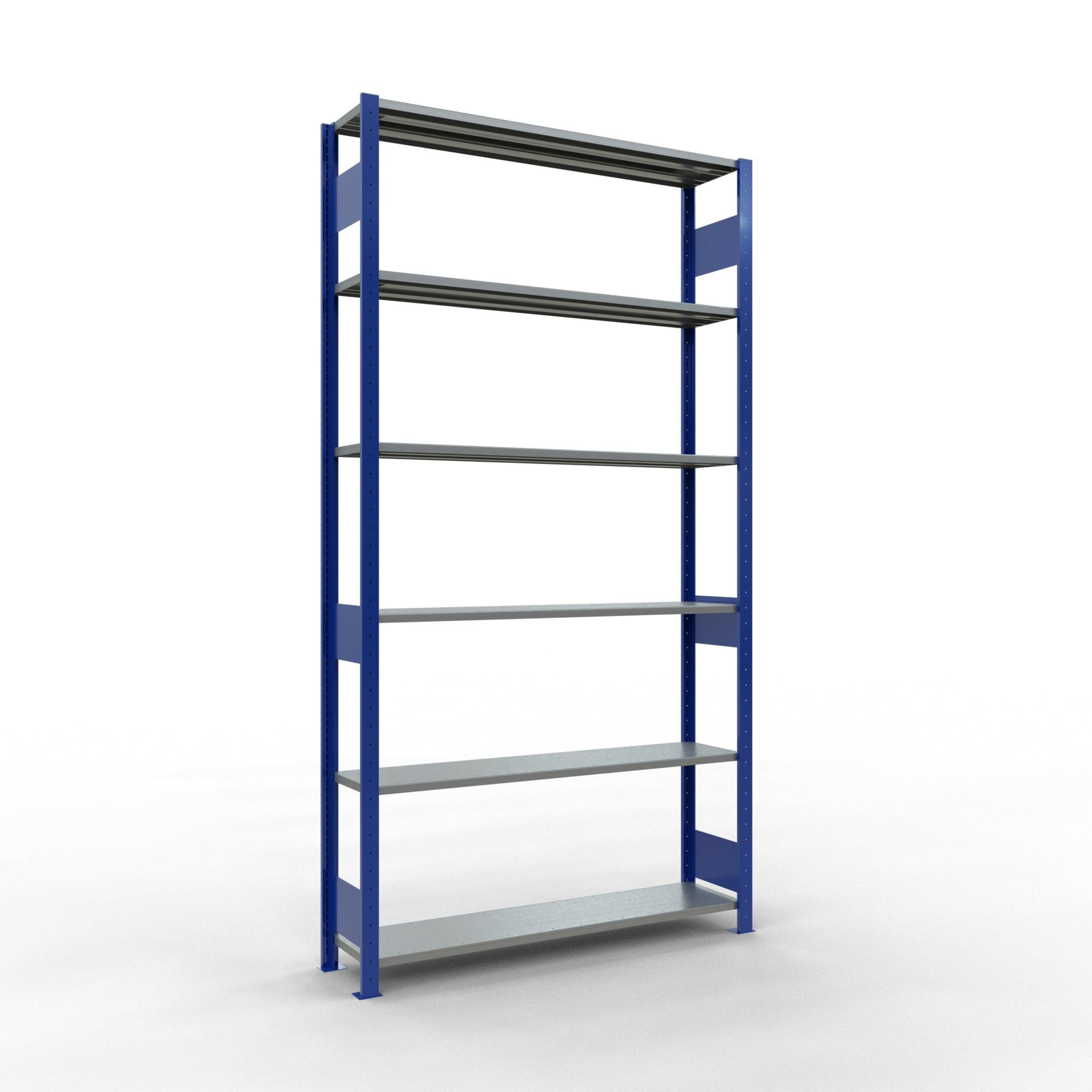 Metāla plaukts Schulte Multiplus 2500 mm x1300 mm divpusējs plug in-Ergostock