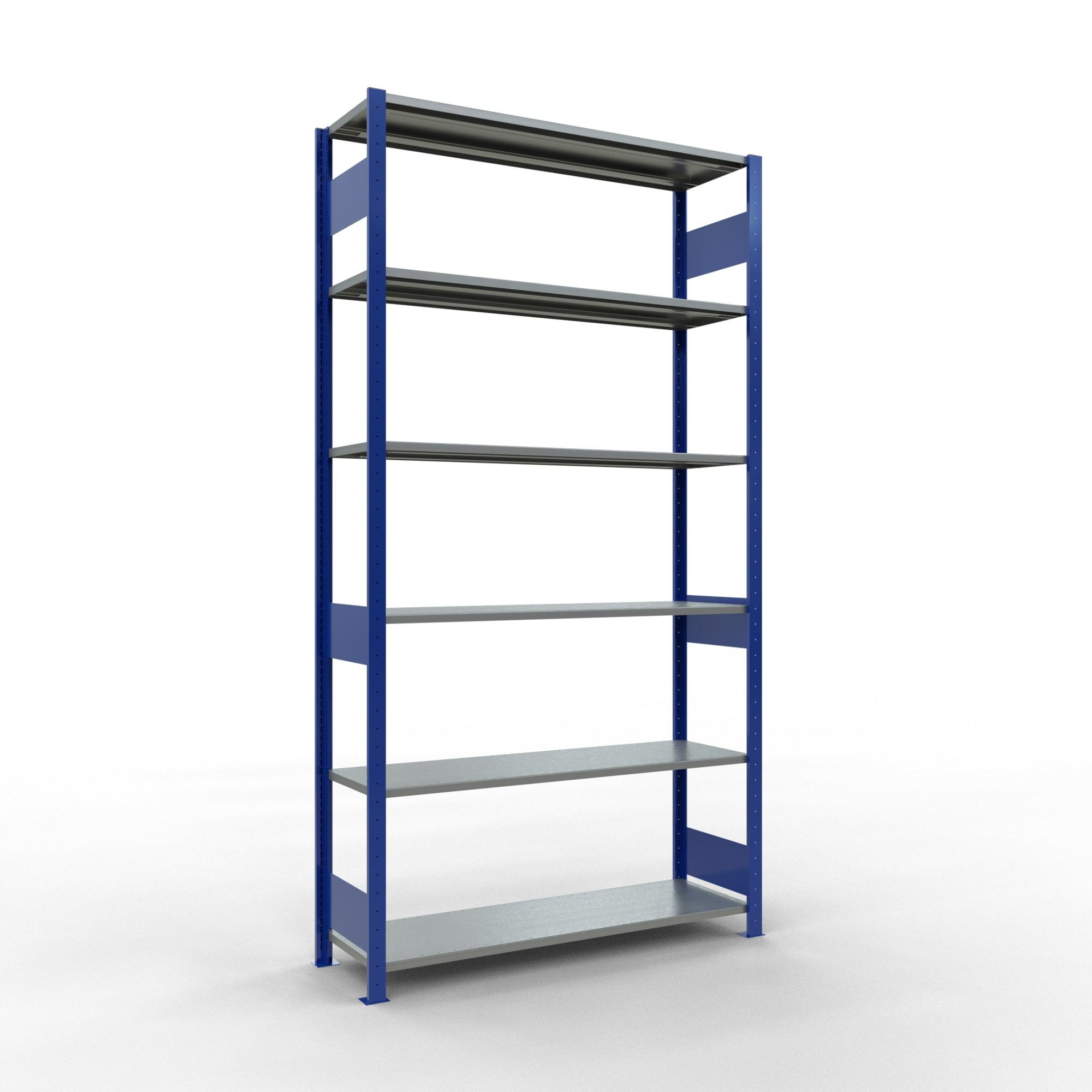 Metāla plaukts Schulte Multiplus 2500 mm x1300 mm divpusējs plug in-Ergostock