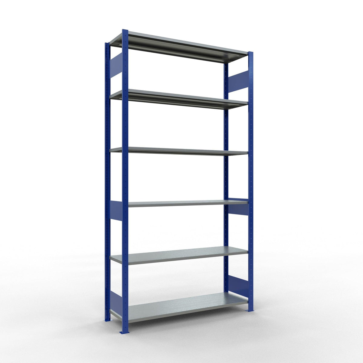 Metāla plaukts Schulte Multiplus 2500 mm x1300 mm divpusējs plug in-Ergostock