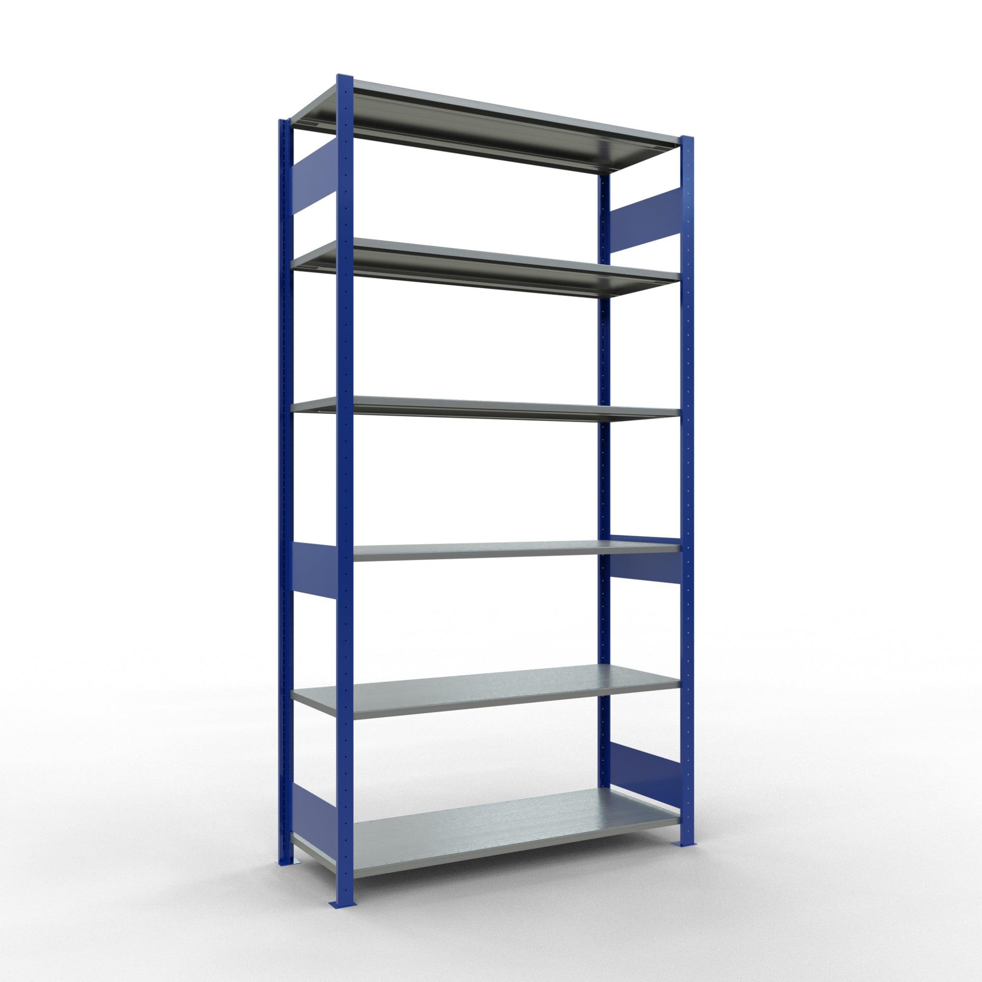 Metāla plaukts Schulte Multiplus 2500 mm x1300 mm divpusējs plug in-Ergostock