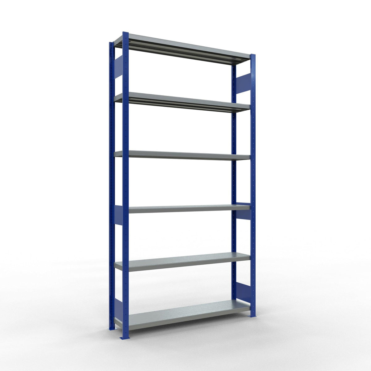 Metāla plaukts Schulte Multiplus 2500 mm x1300 mm divpusējs plug in-Ergostock