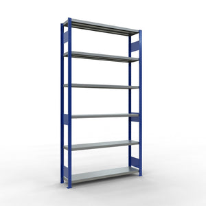 Metāla plaukts Schulte Multiplus 2500 mm x1300 mm divpusējs plug in-Ergostock
