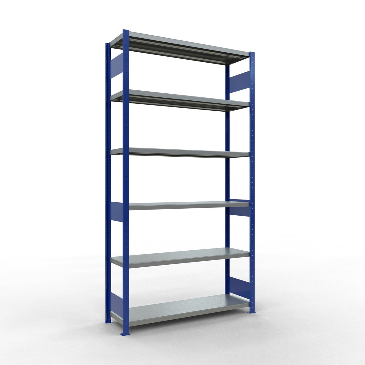Metāla plaukts Schulte Multiplus 2500 mm x1300 mm divpusējs plug in-Ergostock