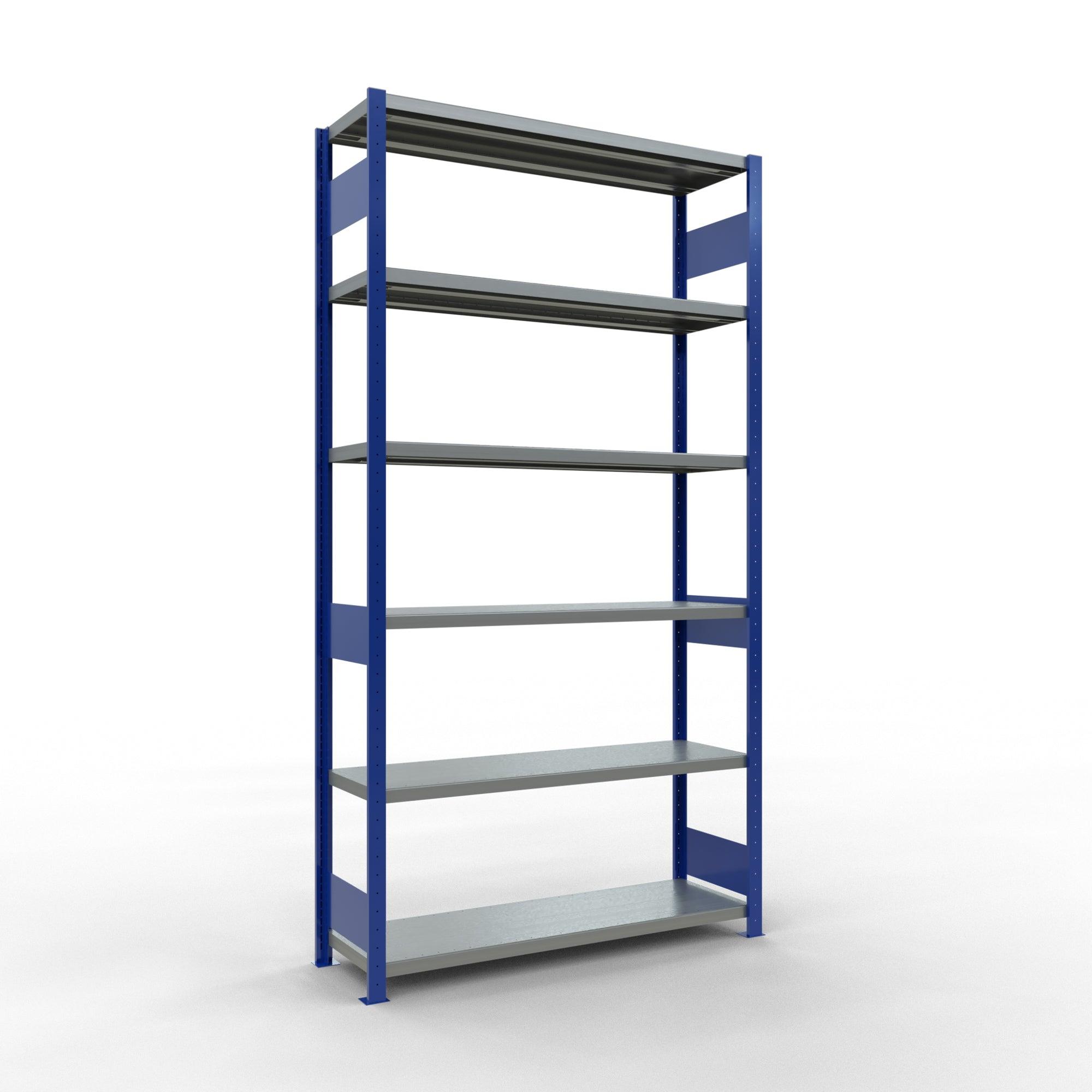 Metāla plaukts Schulte Multiplus 2500 mm x1300 mm divpusējs plug in-Ergostock