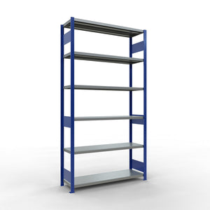 Metāla plaukts Schulte Multiplus 2500 mm x1300 mm divpusējs plug in-Ergostock