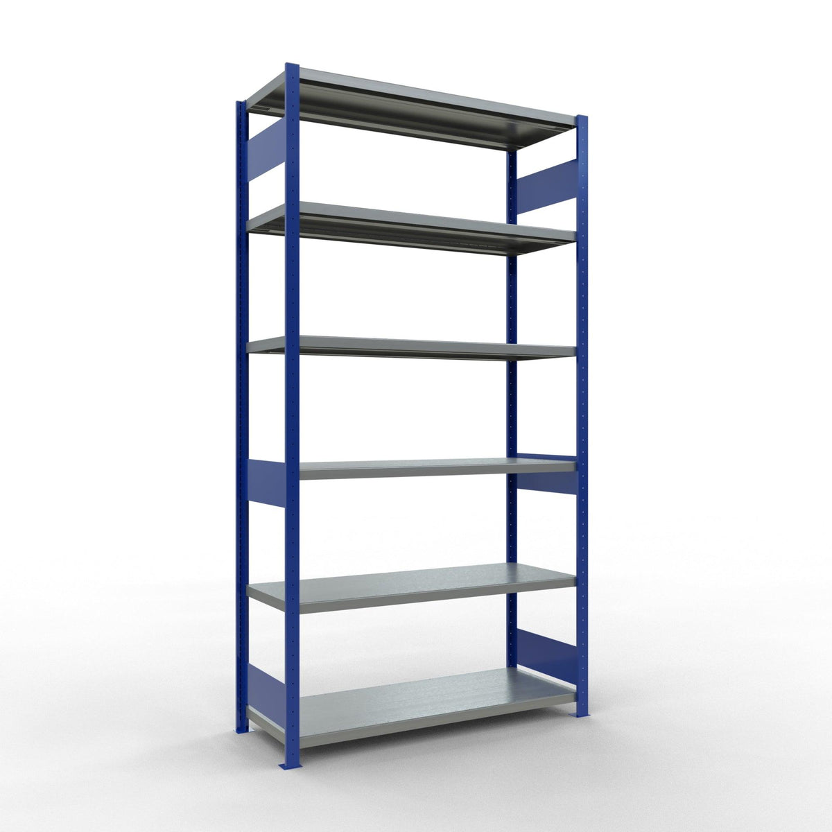 Metāla plaukts Schulte Multiplus 2500 mm x1300 mm divpusējs plug in-Ergostock