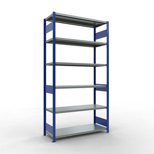 Metāla plaukts Schulte Multiplus 2500 mm x1300 mm divpusējs plug in-Ergostock